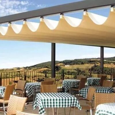 Bạt Che Nắng Mưa Quán Cafe