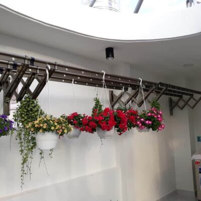Giàn Phơi Xếp Ngang Nhôm Hàn Quốc